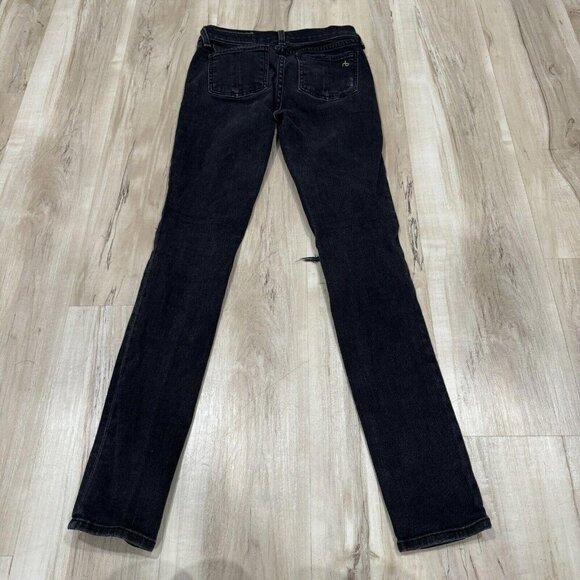 Women’s Rag And Bone Jeans Skinny Black Size 24 - Picture 8 of 9
